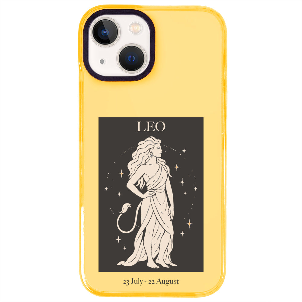 iPhone 15 Aslan Burcu History of Zodiac Telefon Kılıfı - Mango