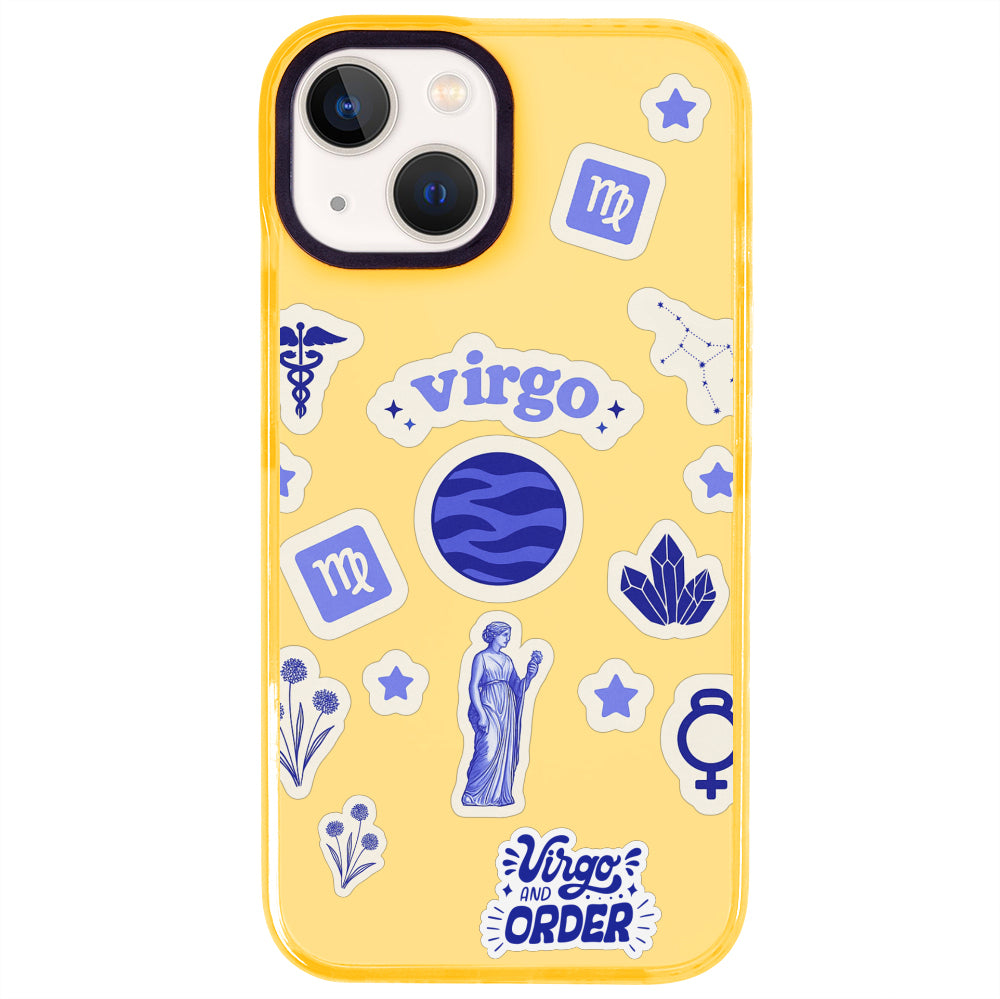 iPhone 15 Başak Burcu Sweet Rules Telefon Kılıfı - Mango