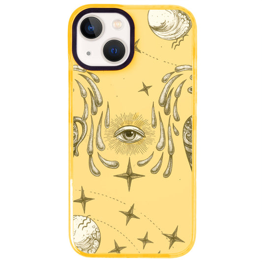 iPhone 15 Kova Burcu Soft Stars Telefon Kılıfı - Mango