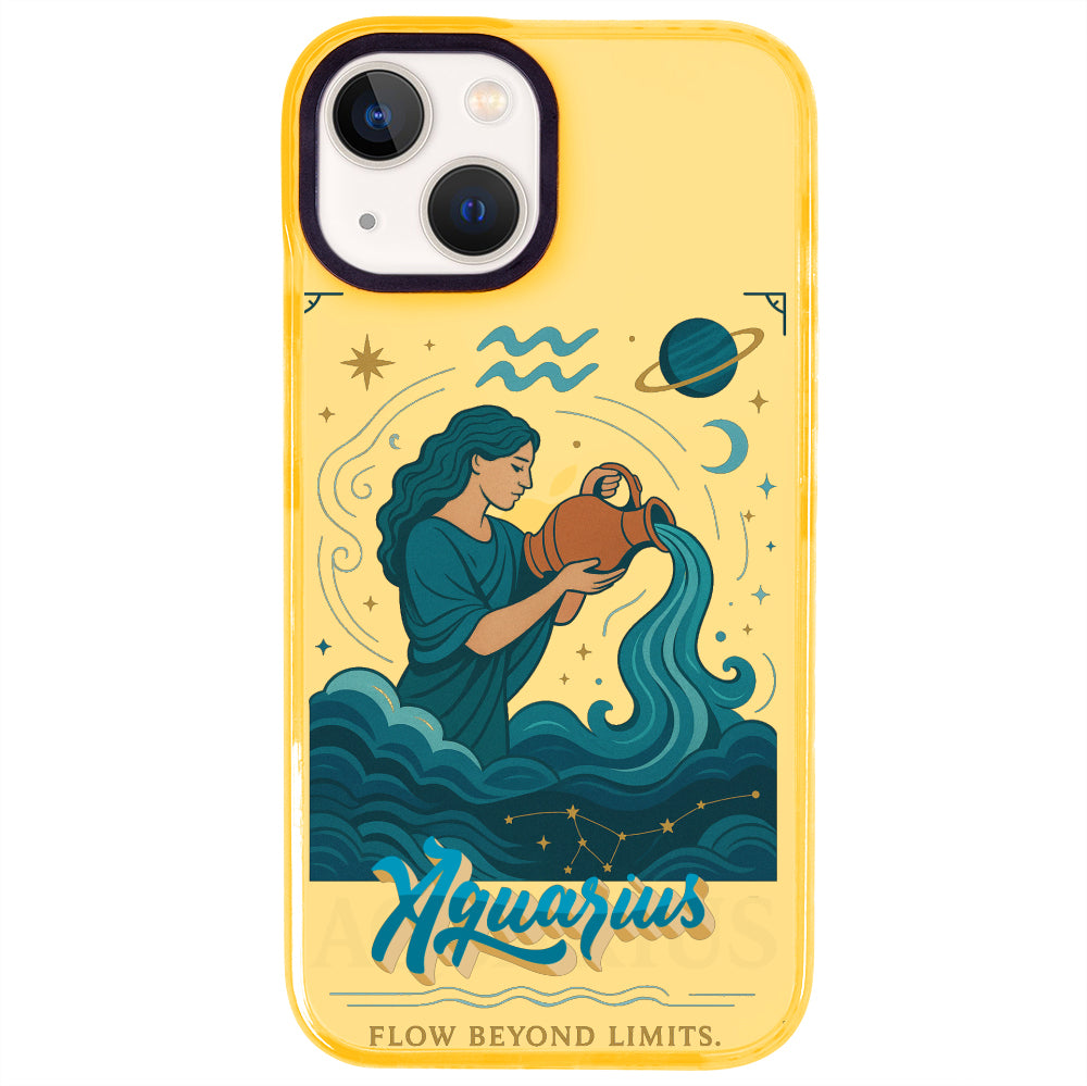 iPhone 15 Kova Burcu Way of Aries Telefon Kılıfı - Mango