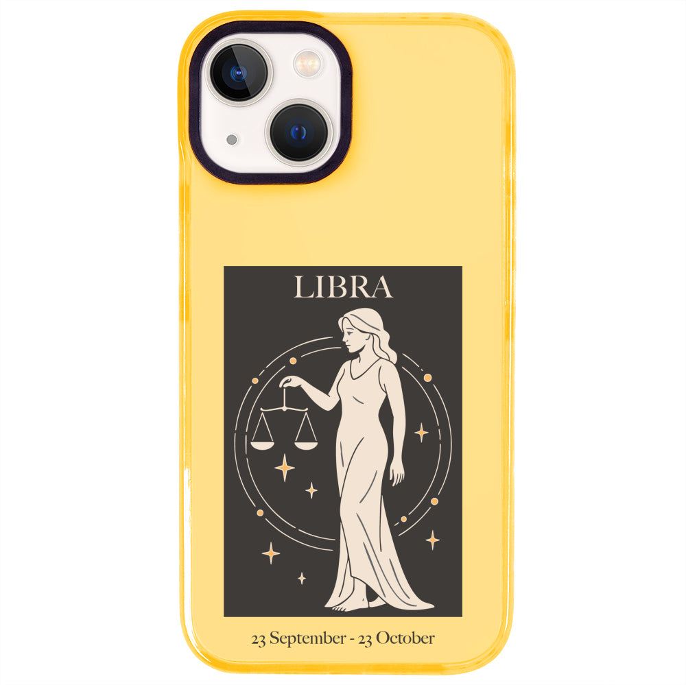 iPhone 15 Terazi Burcu History of Zodiac Telefon Kılıfı - Mango