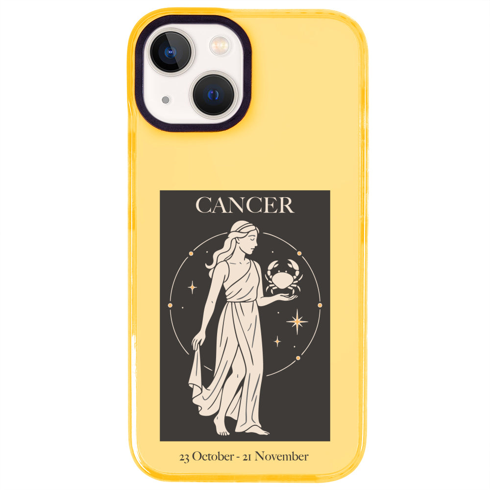 iPhone 15 Yengeç Burcu History of Zodiac Telefon Kılıfı - Mango