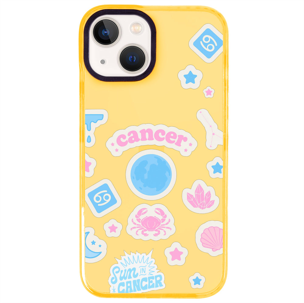 iPhone 15 Yengeç Burcu Sweet Rules Telefon Kılıfı - Mango