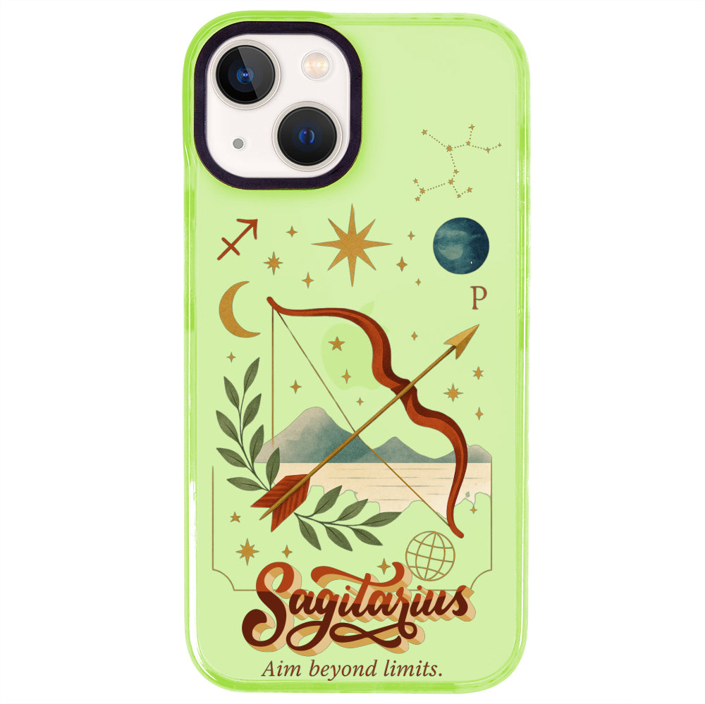 iPhone 15 Yay Burcu Way of Aries Telefon Kılıfı - Yeşil