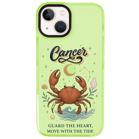 iPhone 15 Yengeç Burcu Way of Aries Telefon Kılıfı - Yeşil