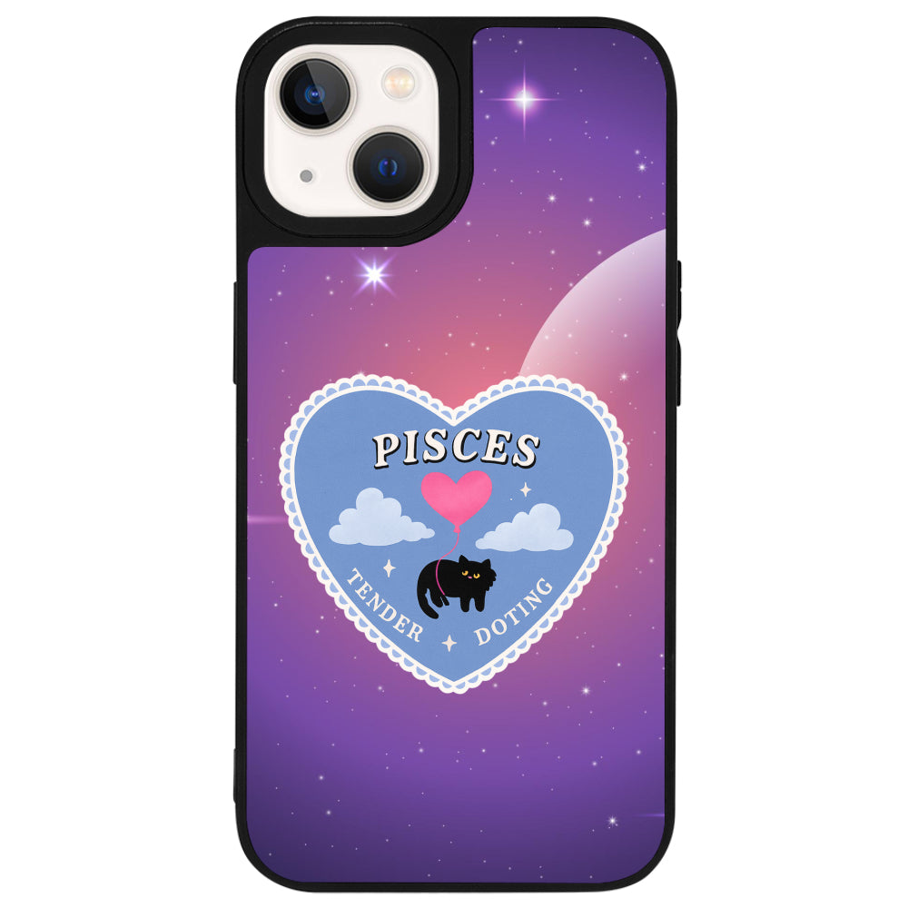 iPhone 15 Balık Burcu Heart In Stars Telefon Kılıfı - Popsoketsiz