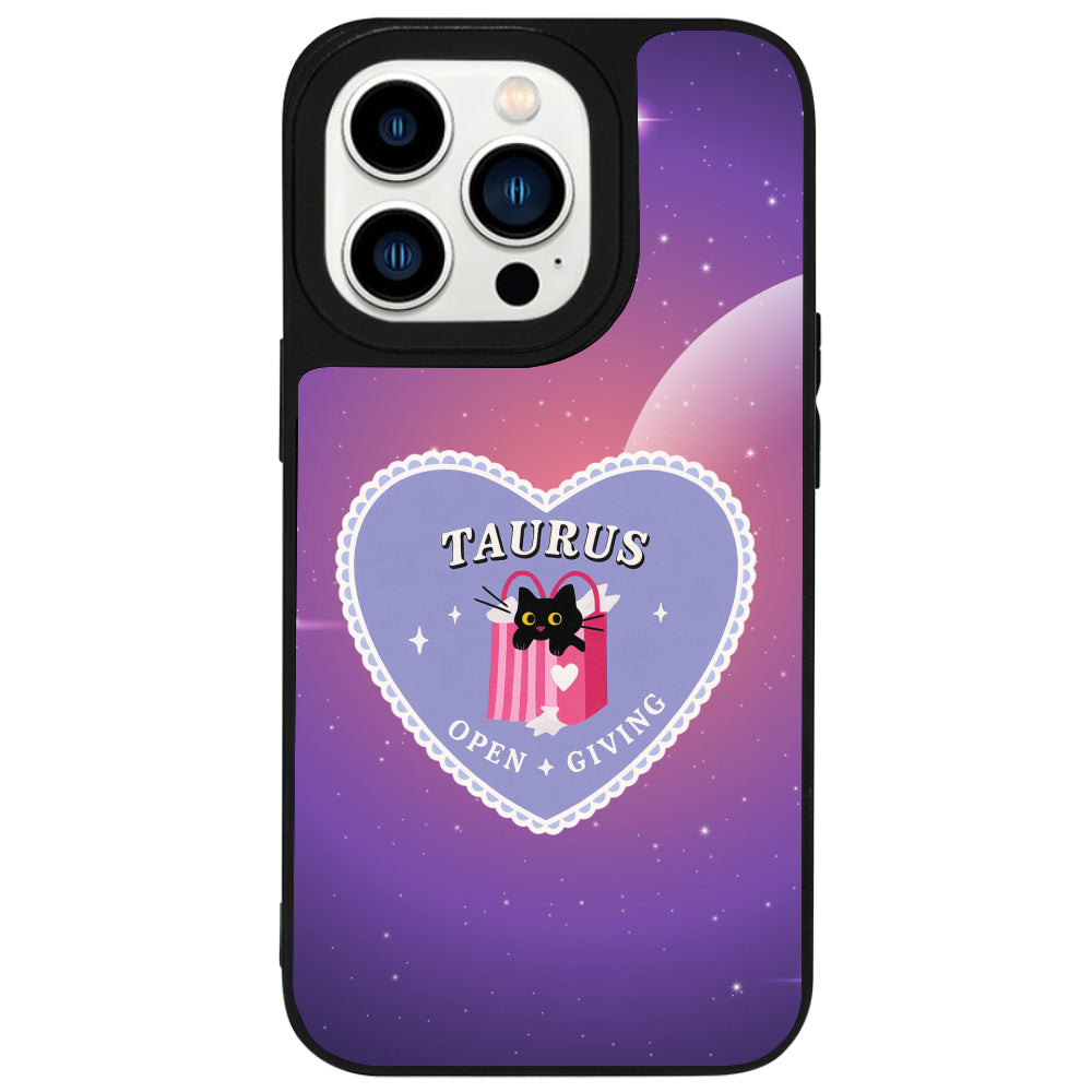 iPhone 15 Pro Boğa Burcu Heart In Stars Telefon Kılıfı - Popsoketsiz