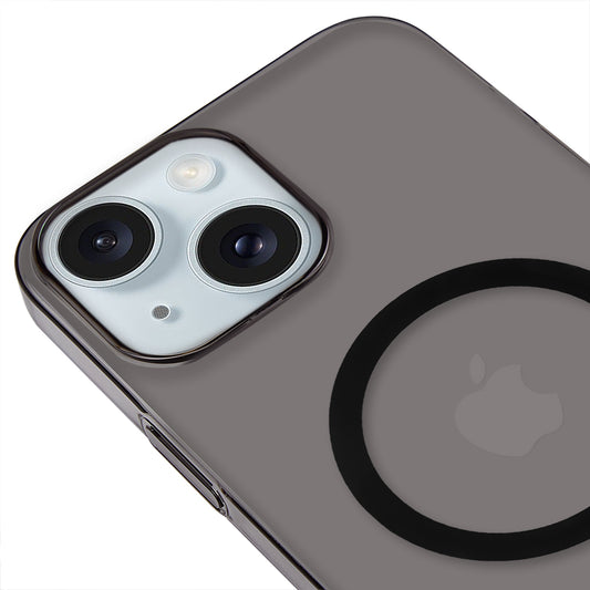 iPhone 15 Thine Transparent Magsafe Case Siyah