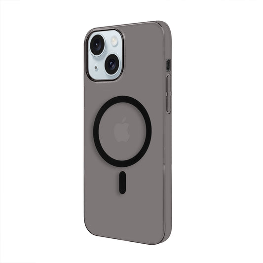 iPhone 15 Thine Transparent Magsafe Case Siyah
