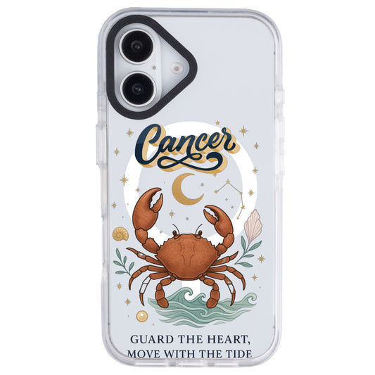 iPhone 16 Yengeç Burcu Way of Aries Telefon Kılıfı - Beyaz