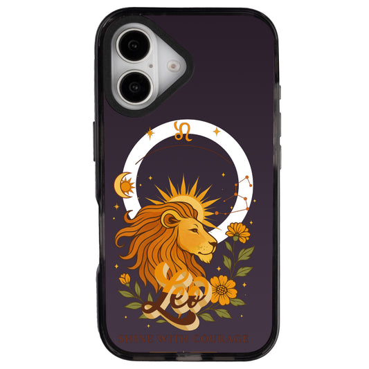 iPhone 16 Aslan Burcu Way of Aries Telefon Kılıfı - Cool Black
