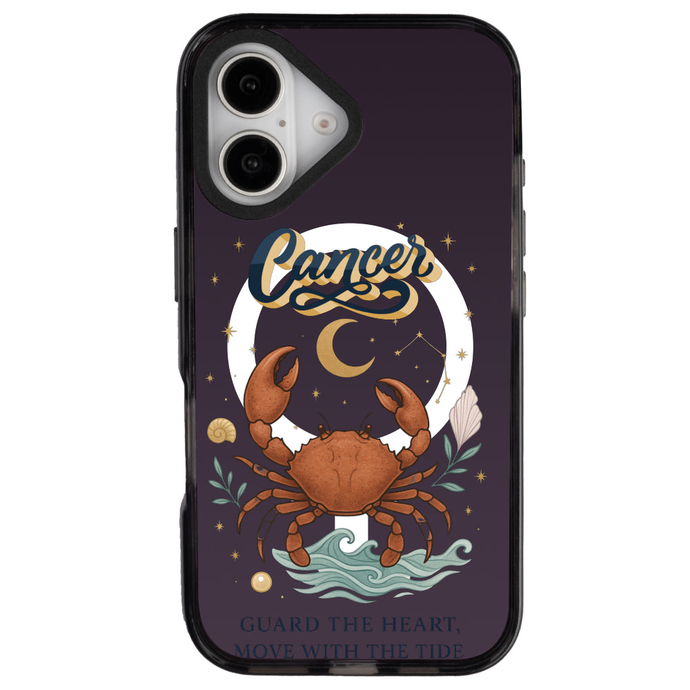 iPhone 16 Yengeç Burcu Way of Aries Telefon Kılıfı - Cool Black