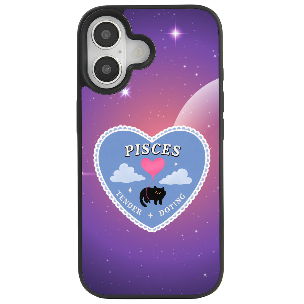 iPhone 16 Plus Balık Burcu Heart In Stars Telefon Kılıfı - Popsoketsiz