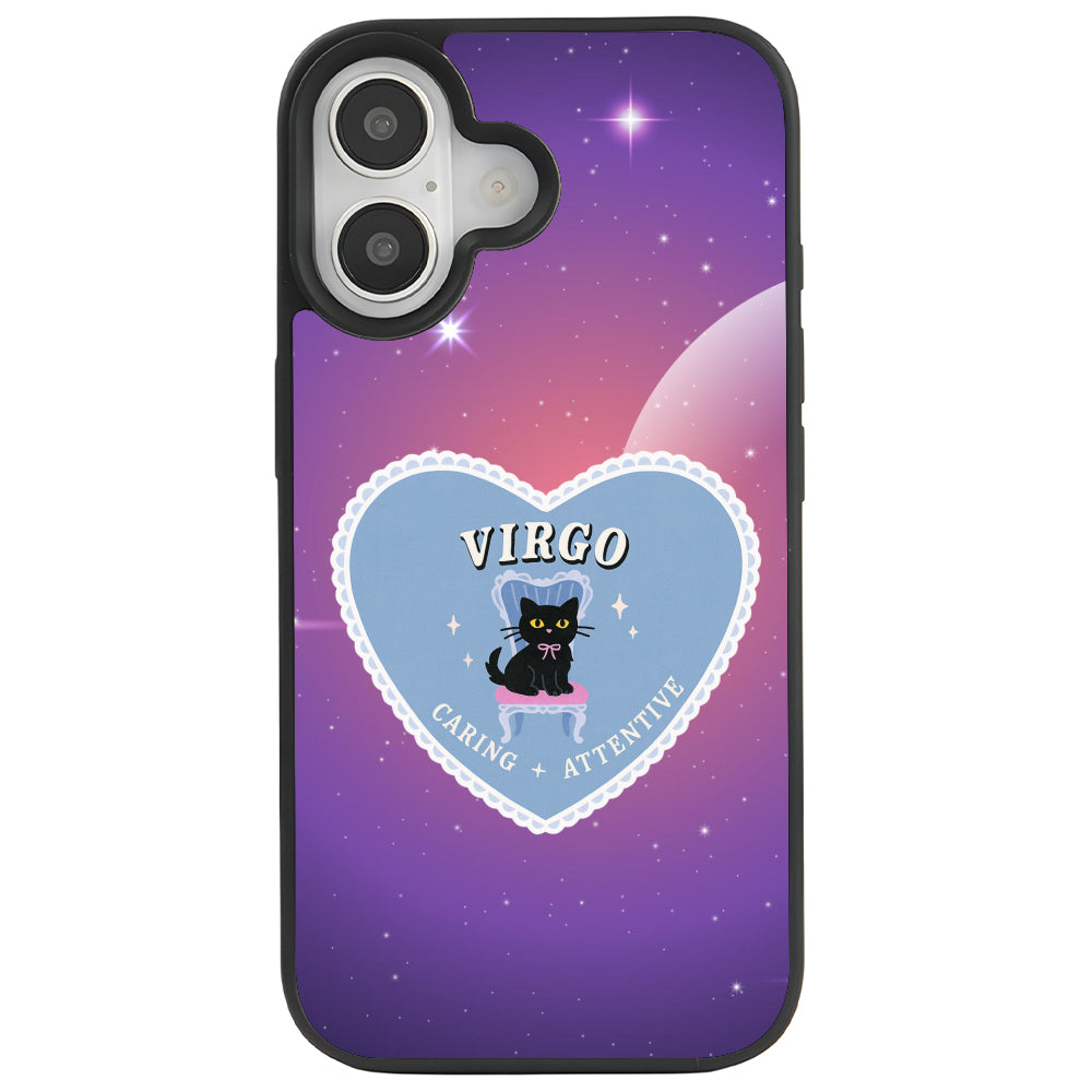 iPhone 16 Plus Başak Burcu Heart In Stars Telefon Kılıfı - Popsoketsiz