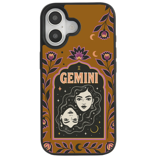 iPhone 16 Plus İkizler Burcu Night Stars Telefon Kılıfı - Popsoketsiz