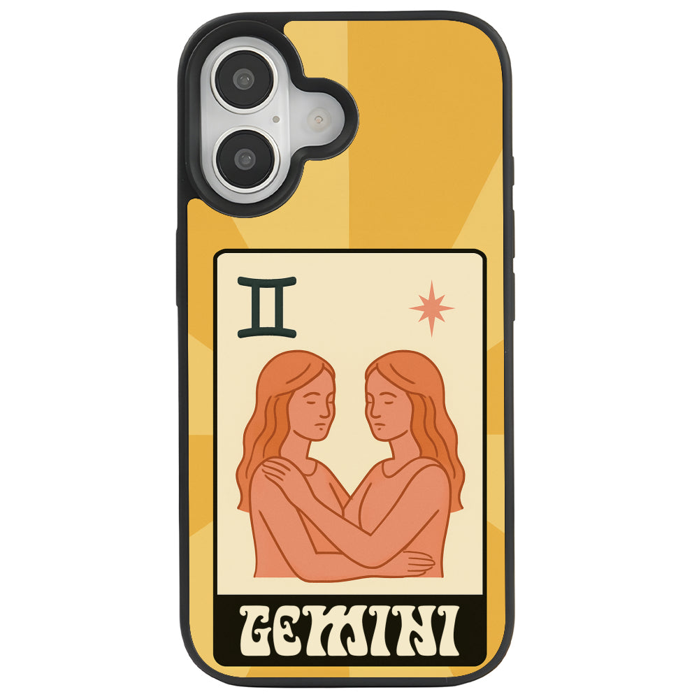 iPhone 16 Plus İkizler Burcu Sun Light Stars Telefon Kılıfı - Popsoketsiz
