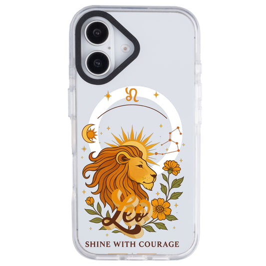 iPhone 16 Plus Aslan Burcu Way of Aries Telefon Kılıfı - Beyaz