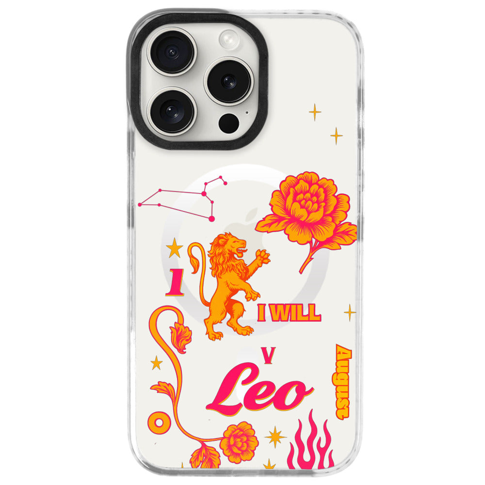 iPhone 16 Pro Aslan Burcu The Emperor Telefon Kılıfı - Beyaz