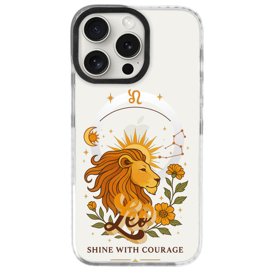 iPhone 16 Pro Aslan Burcu Way of Aries Telefon Kılıfı - Beyaz