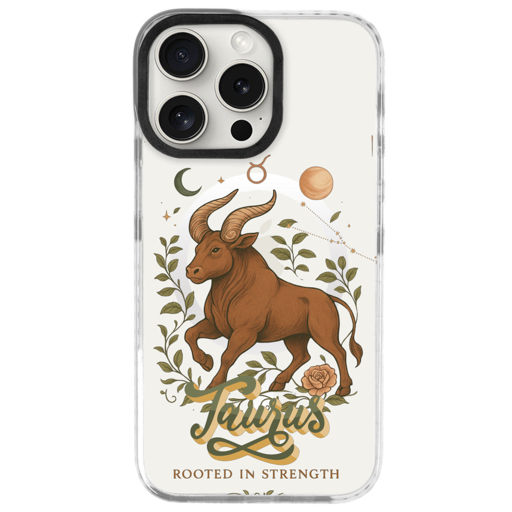 iPhone 16 Pro Boğa Burcu Way of Aries Telefon Kılıfı - Beyaz