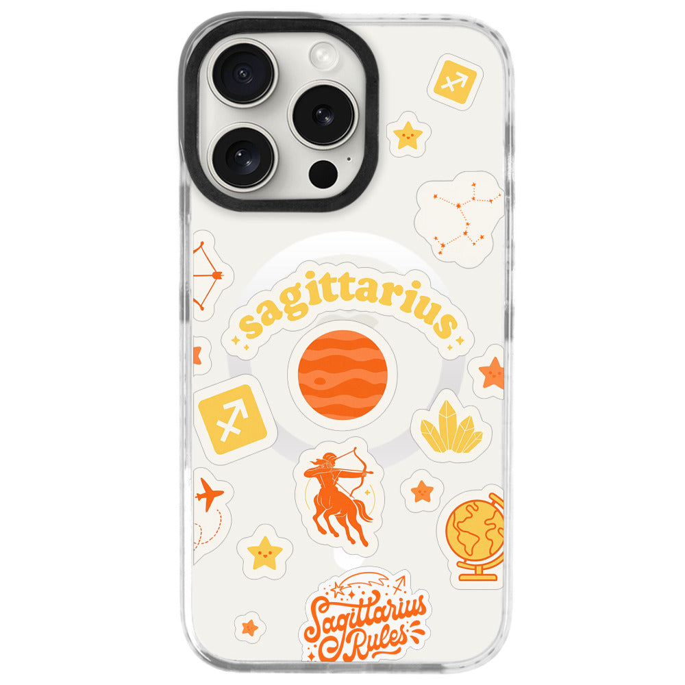 iPhone 16 Pro Yay Burcu Sweet Rules Telefon Kılıfı - Beyaz