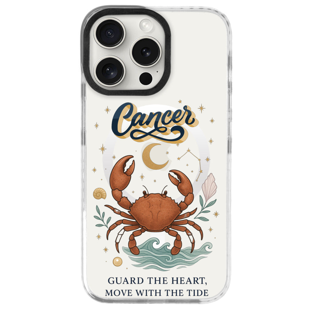 iPhone 16 Pro Yengeç Burcu Way of Aries Telefon Kılıfı - Beyaz