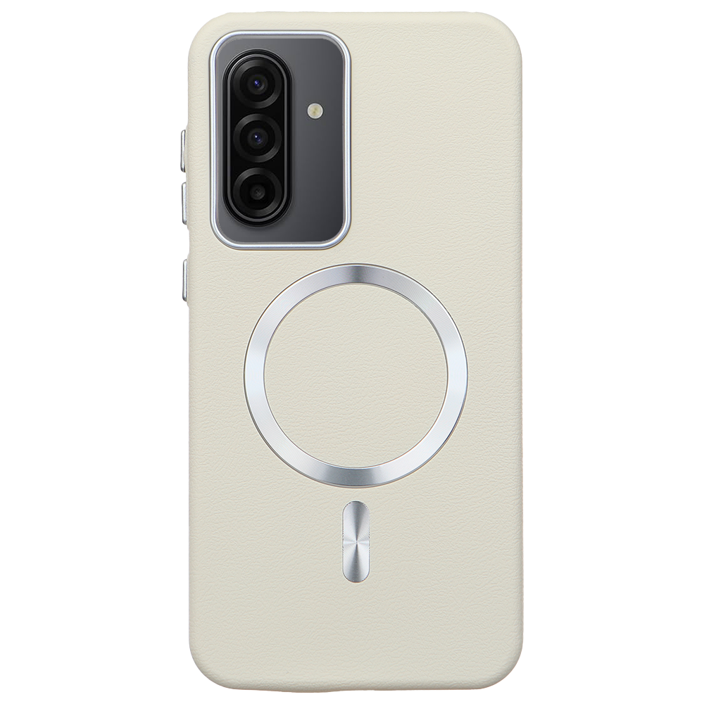 Samsung A26 5G Solid Magsafe Telefon Kılıfı Krem