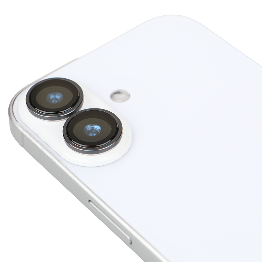 Modelinle Uyumlu iPhone Kamera Koruyucu Ring Black Upsell
