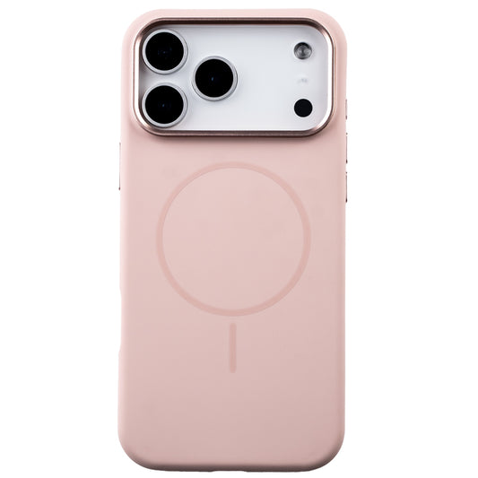 Apple iPhone 17 Pro Max Style Magsafe Telefon Kılıfı Pembe