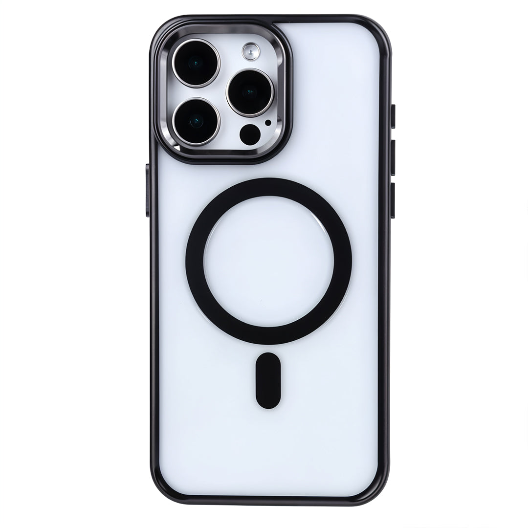 iPhone 16 Pro Max Kamera Standlı Magsafe Telefon Kılıfı Siyah