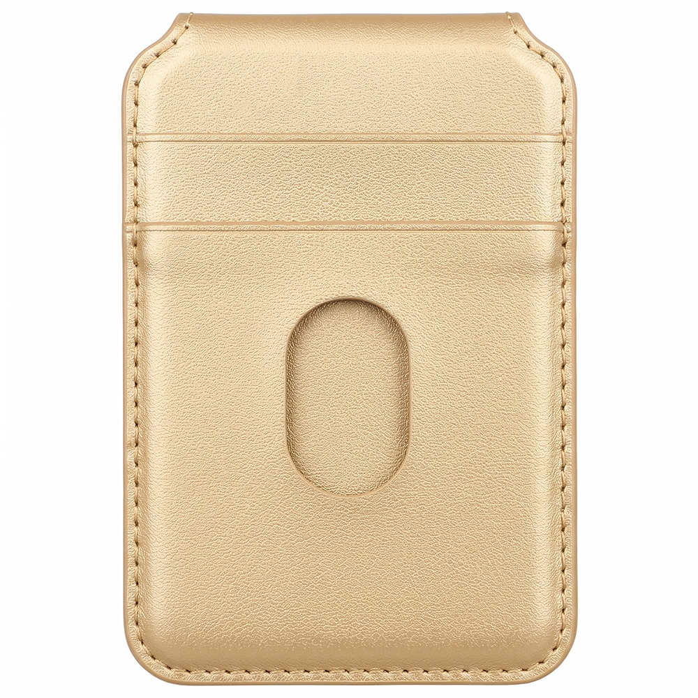 MagSafe Uyumlu Katlanabilir Cüzdan ve Kartlık Gold