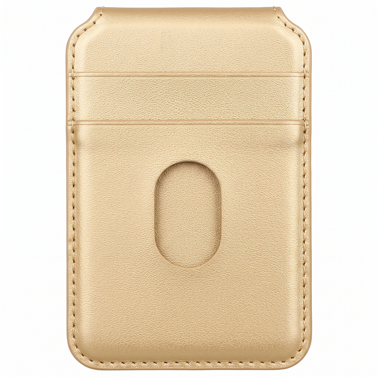 MagSafe Uyumlu Katlanabilir Cüzdan ve Kartlık Gold