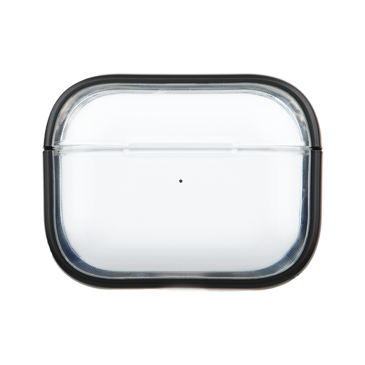 Apple Airpods Uyumlu Stand Özellikli Şeffaf Kulaklık Kılıfı Siyah