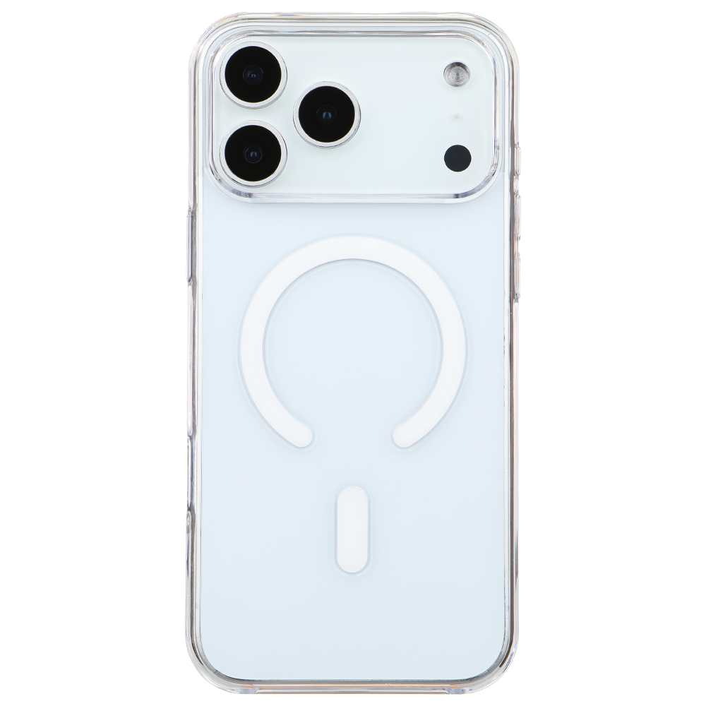 iPhone 18 Pro Magsafeli Şeffaf Telefon Kılıfı