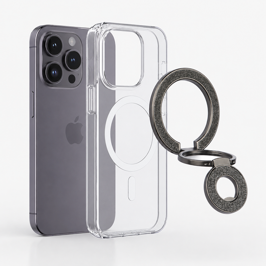 Universal 3 Kademeli Katlanabilir MagSafe Telefon Standı Siyah