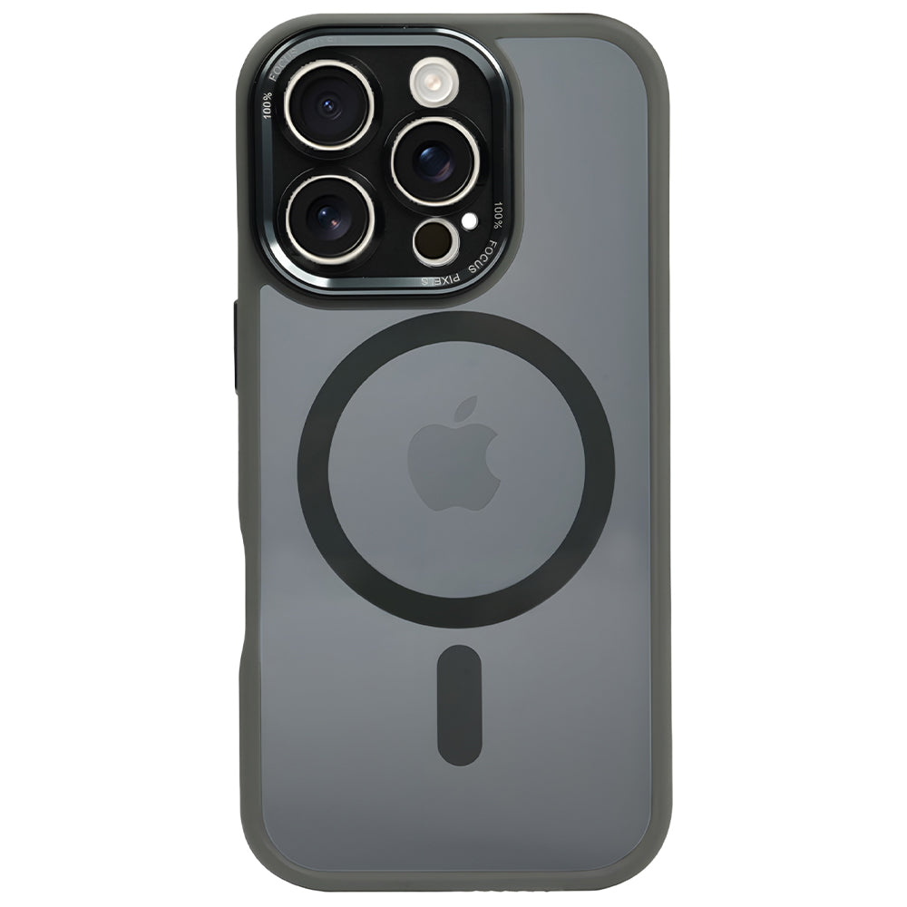 Apple iPhone 16 Pro Max Kamera Korumalı Focus Siyah Magsafe