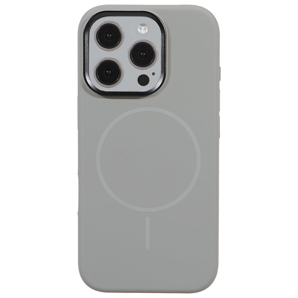 Apple iPhone 16 Pro Max Style Magsafe Telefon Kılıfı Gri