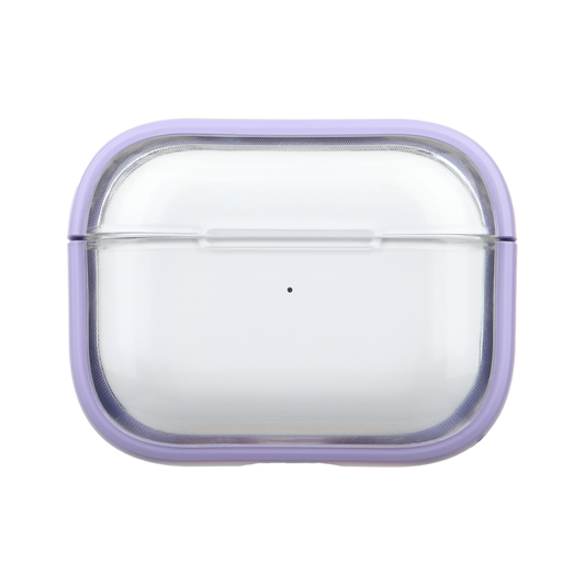 Apple Airpods Uyumlu Stand Özellikli Şeffaf Kulaklık Kılıfı Lila