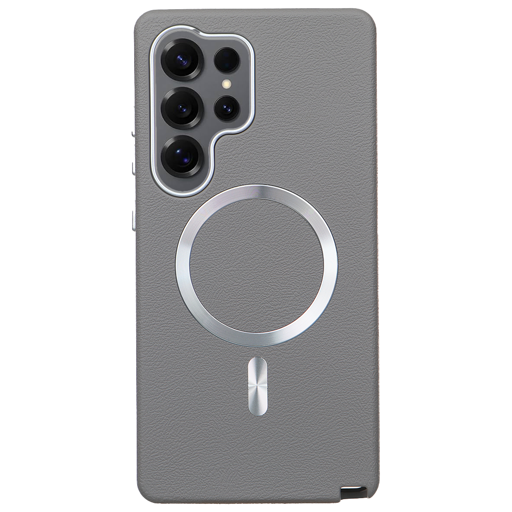 Samsung S24 Ultra Solid Magsafe Telefon Kılıfı Gri
