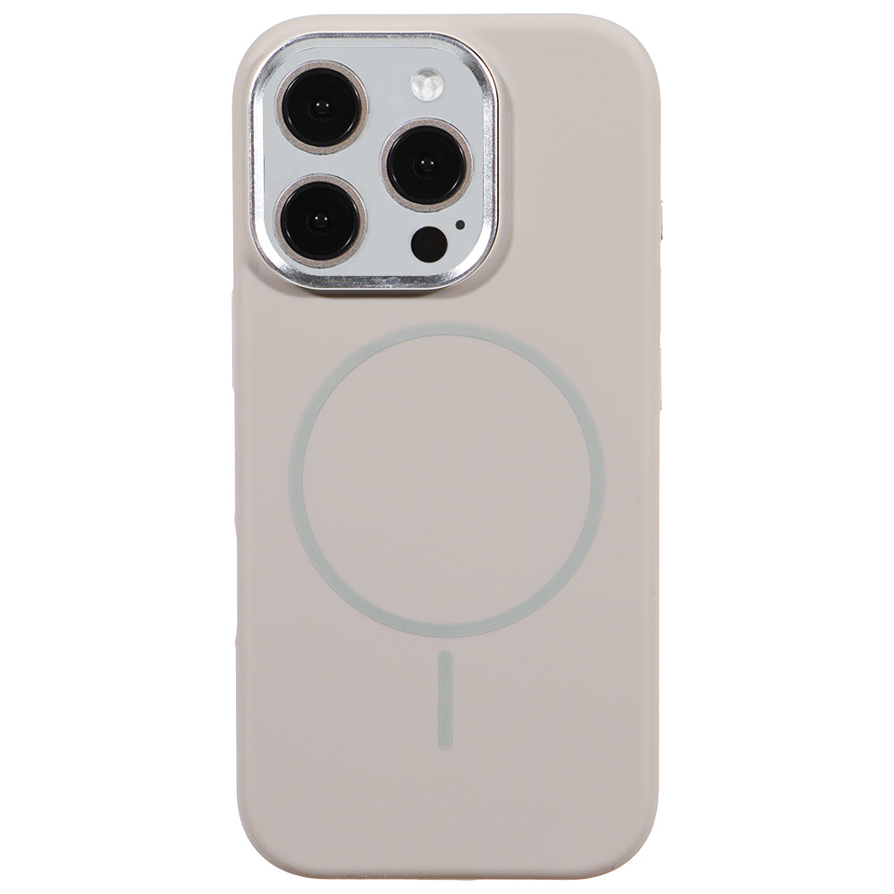 Apple iPhone 16 Pro Max Style Magsafe Telefon Kılıfı Pembe