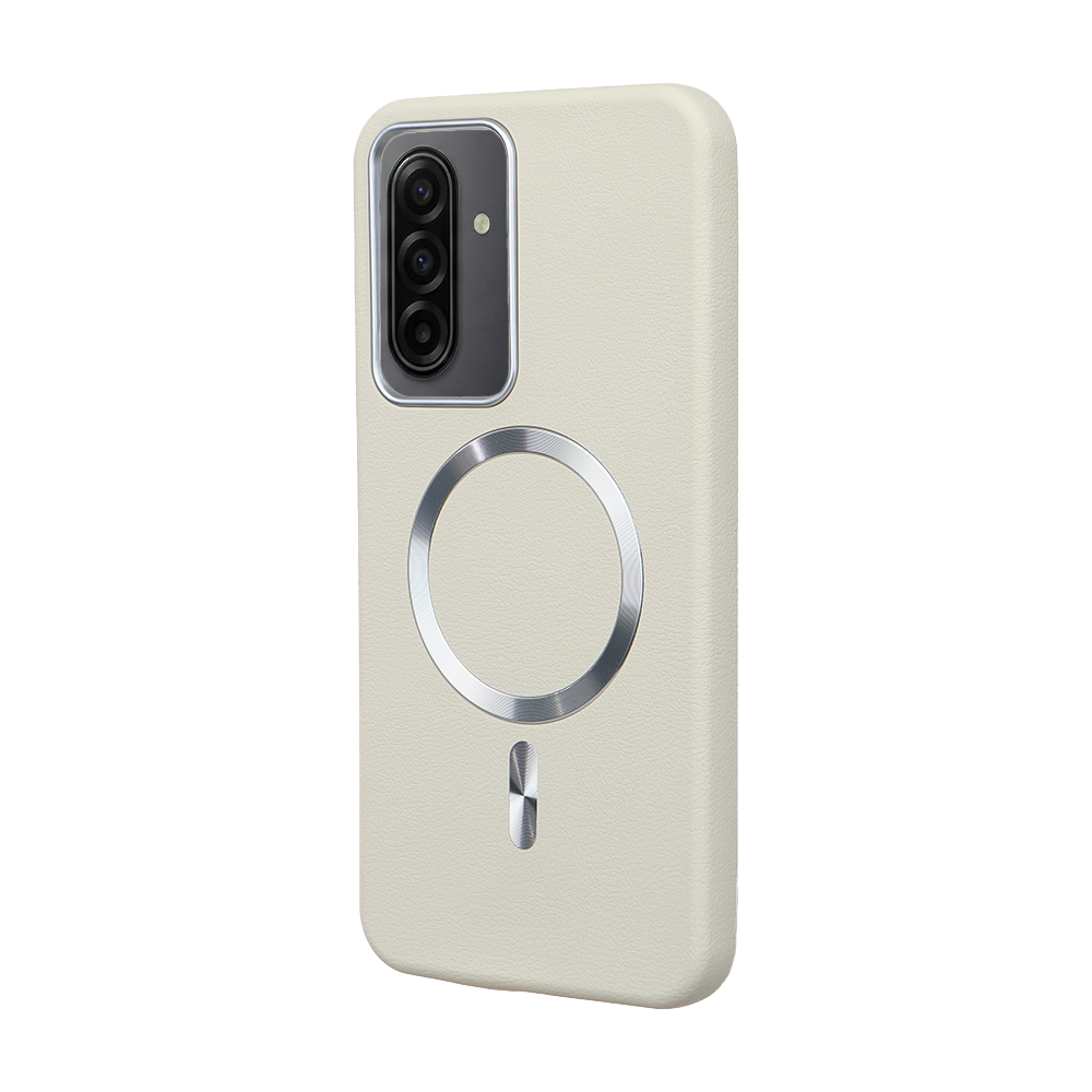Samsung A56 Solid Magsafe Telefon Kılıfı Krem