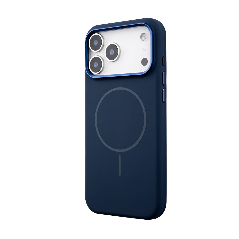 Apple iPhone 17 Pro Max Style Magsafe Telefon Kılıfı Lacivert