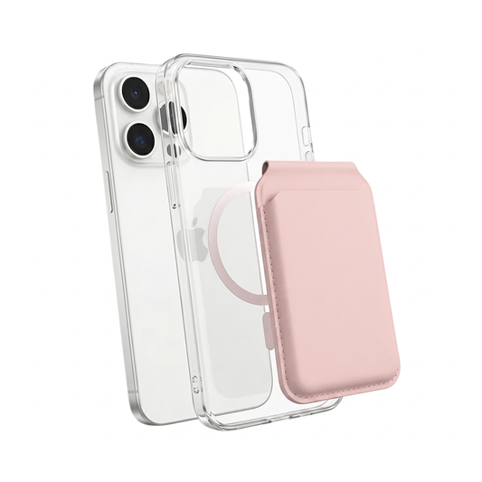 Fonksiyonel Premium Magsafe Kartlık Pembe