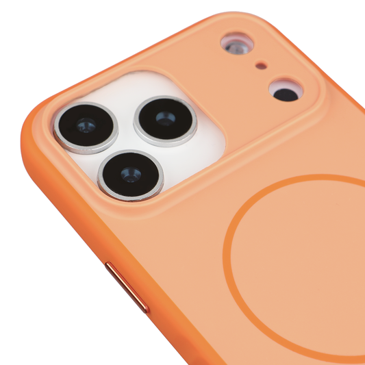 iPhone 17 Pro Max Neva Magsafe Telefon Kılıfı Turuncu
