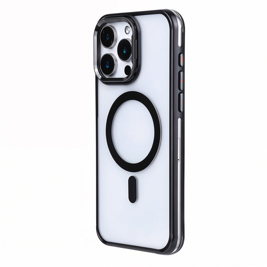 iPhone 15 Pro Max Kamera Standlı Magsafe Telefon Kılıfı Siyah