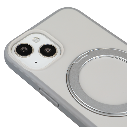 Apple iPhone 11 Magsafe Premium Standlı Fonksiyonel Telefon Kılıfı Beyaz