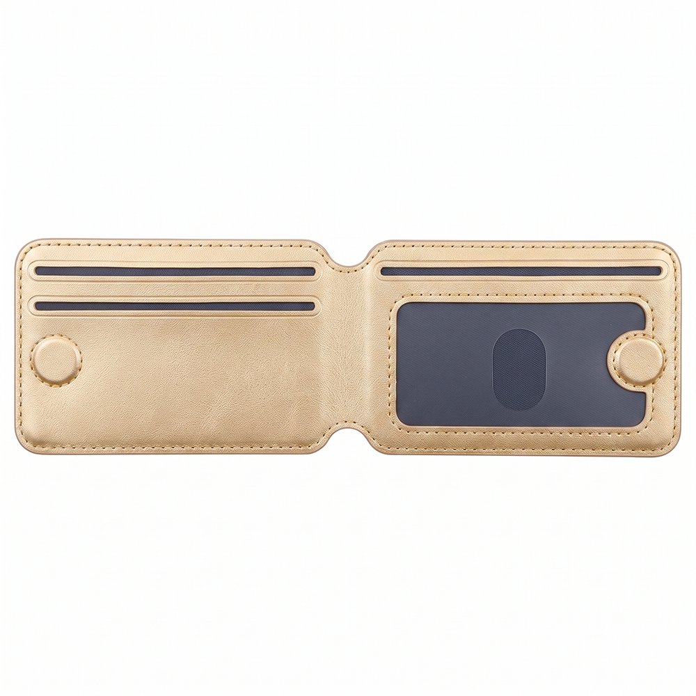 MagSafe Uyumlu Katlanabilir Cüzdan ve Kartlık Gold