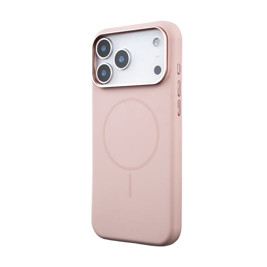 Apple iPhone 17 Pro Max Style Magsafe Telefon Kılıfı Pembe