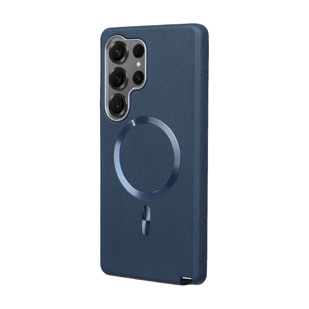 Samsung S24 Ultra Solid Magsafe Telefon Kılıfı Lacivert