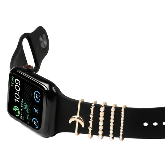 Apple Watch Charm Gold Moon Kordon Aksesuarı